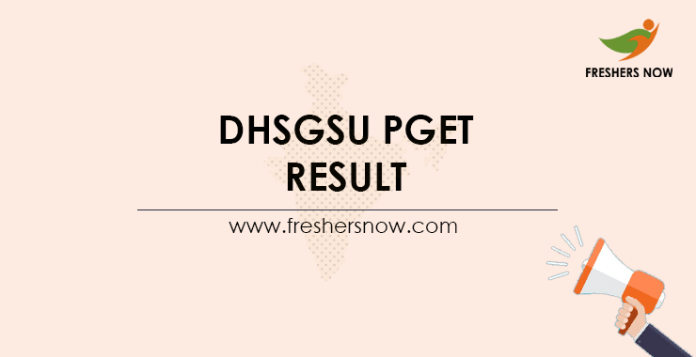 DHSGSU-PGET-Result