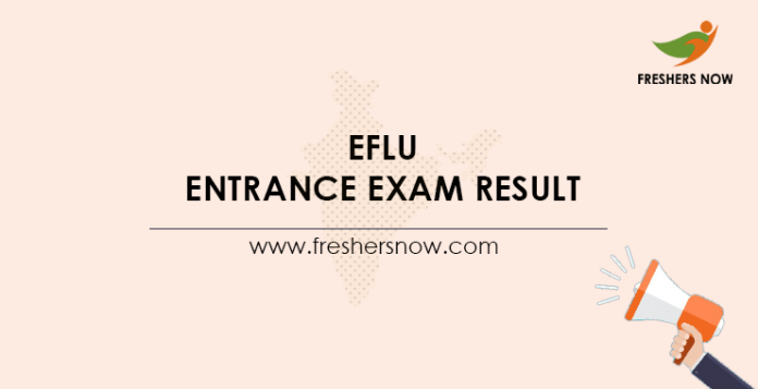 EFLU-Entrance-Exam-Result