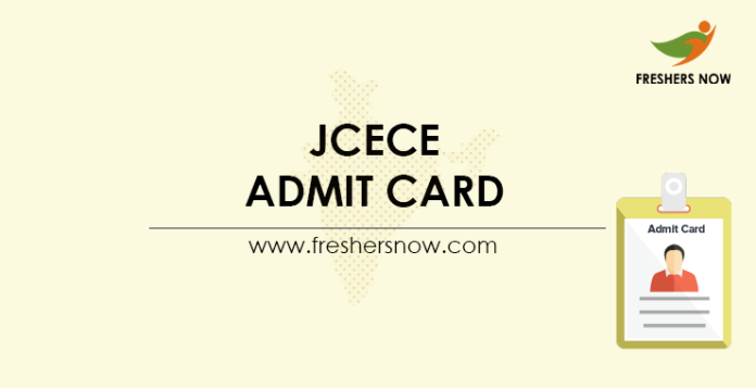 JCECE Admit Card