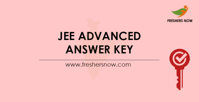 JEE Advanced Answer Key