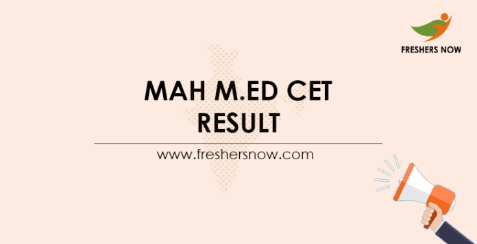 MAH M.Ed CET Result