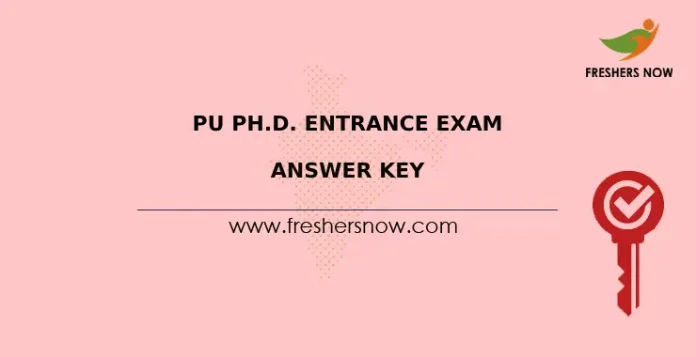 PU Ph.D. Entrance Exam Answer Key