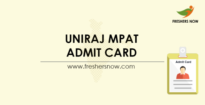 UNIRAJ-MPAT-Admit-Card