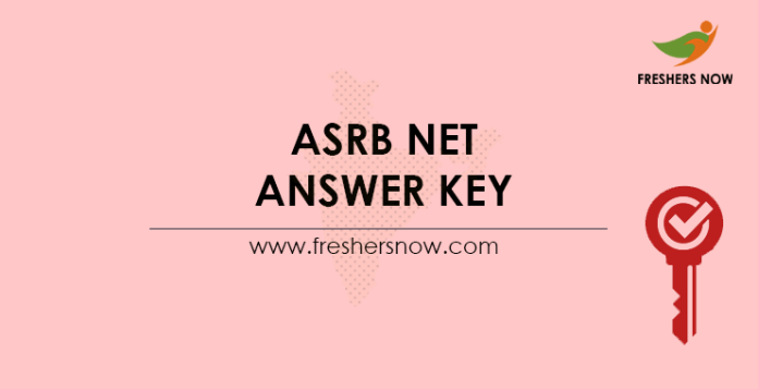 ASRB NET Answer Key