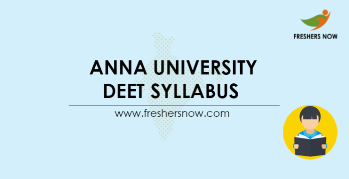 Anna-University-DEET-Syllabus