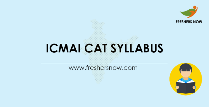 ICMAI CAT Syllabus