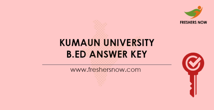 Kumaun University B.Ed Answer Key