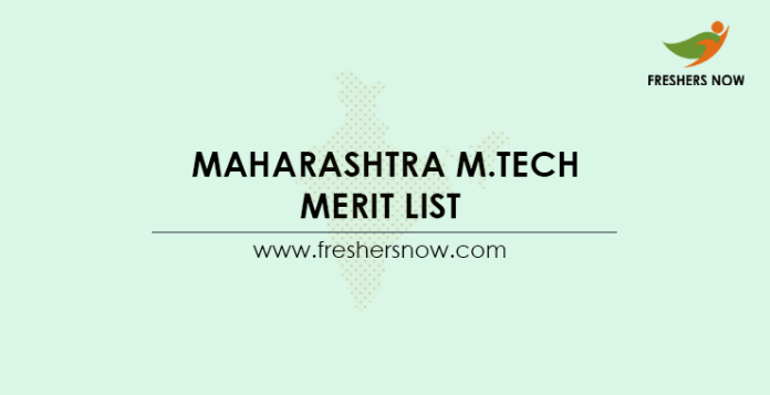 Maharashtra M.Tech Merit List