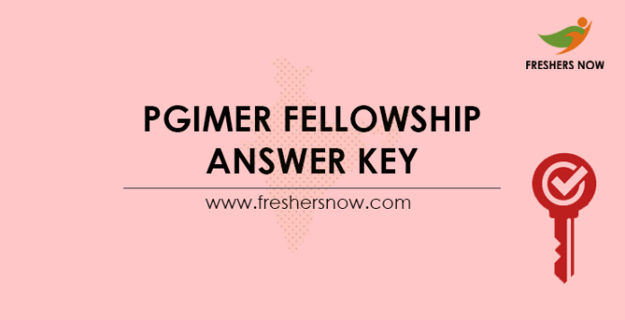 PGIMER Fellowship Answer Key