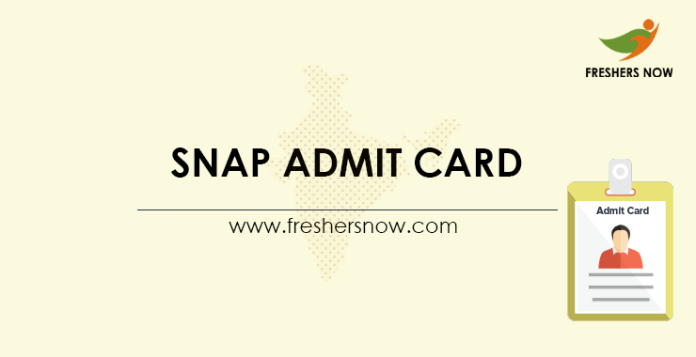 SNAP Admit Card