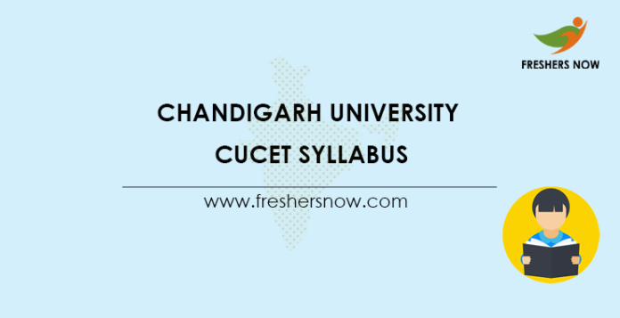 Chandigarh University CUCET Syllabus