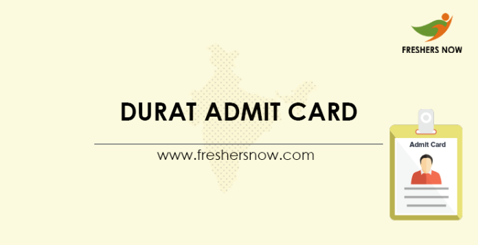 DURAT Admit Card