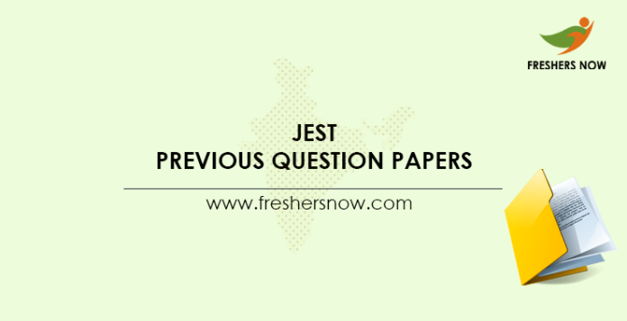 JEST Previous Question Papers