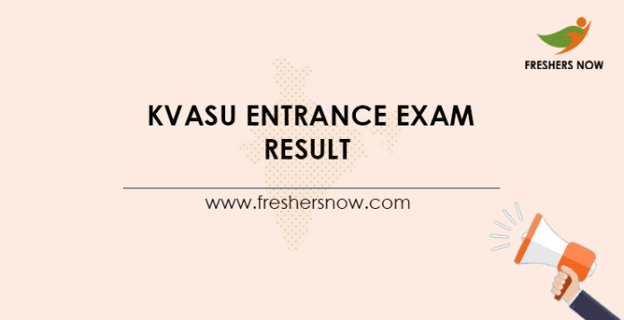 KVASU-Entrance-Exam-Result