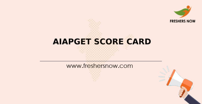 AIAPGET Score Card