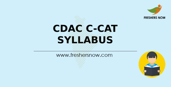 CDAC C-CAT Syllabus