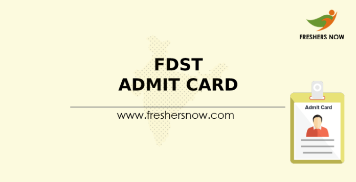 FDST Admit Card