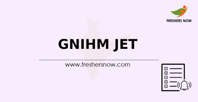 GNIHM JET