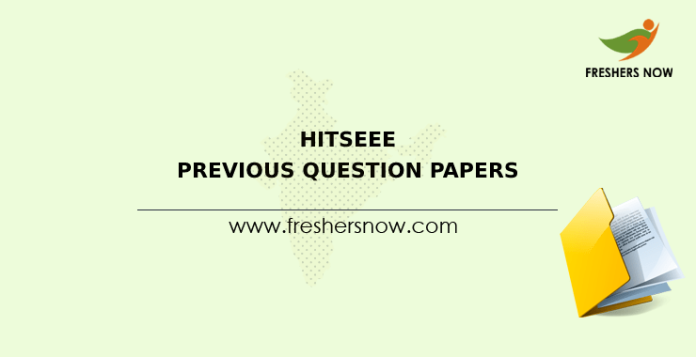 HITSEEE Previous Question Papers