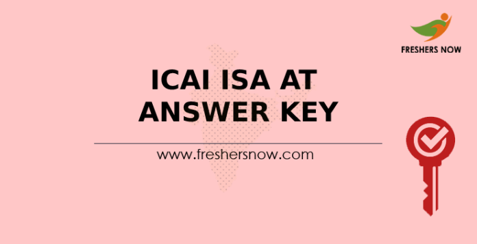 ICAI ISA AT Answer Key