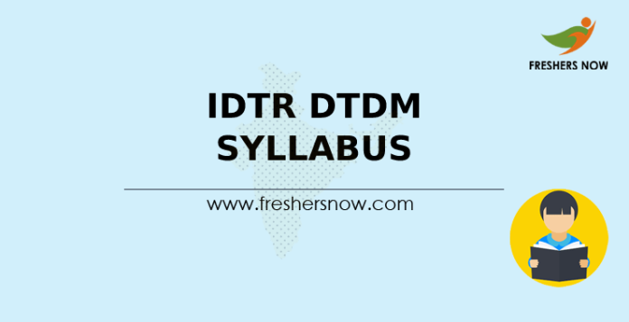 IDTR DTDM Syllabus