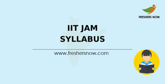 IIT JAM Syllabus