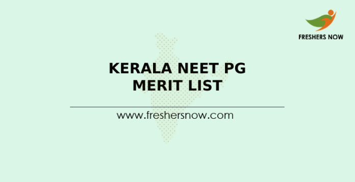 Kerala NEET PG Merit List