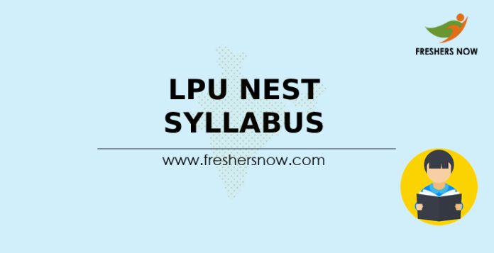 LPU NEST Syllabus