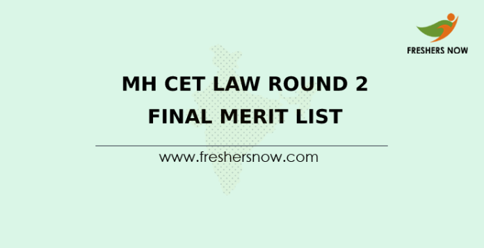 MH CET Law Round 2 Final Merit List