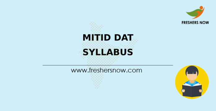 MITID DAT Syllabus