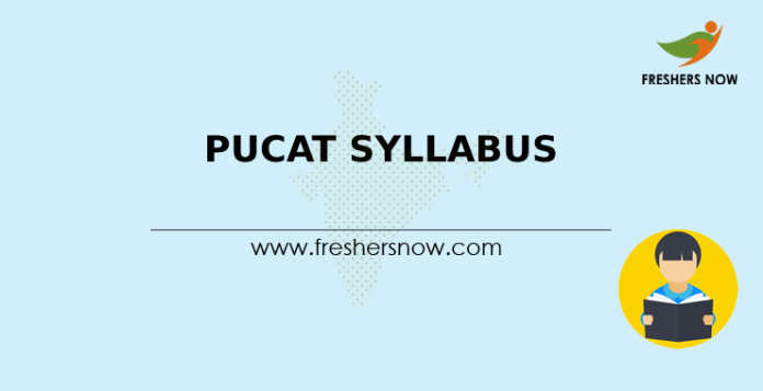 PUCAT Syllabus