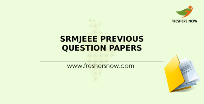 SRMJEEE Previous Question Papers