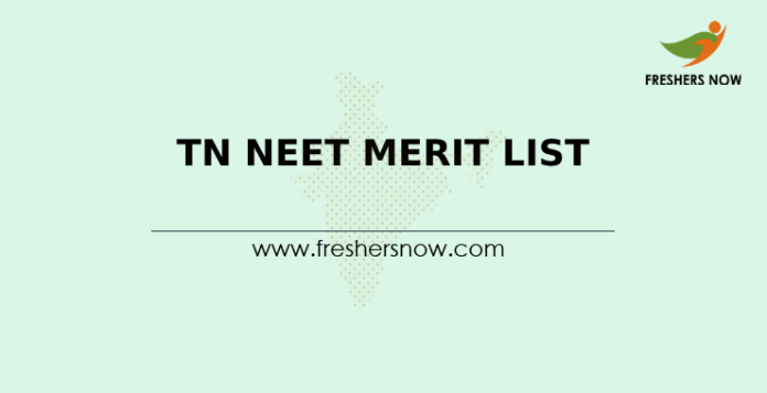 TN NEET Merit List