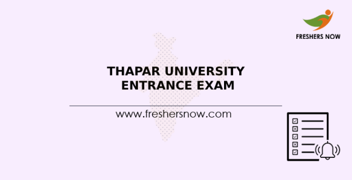 Thapar University Entrance Exam