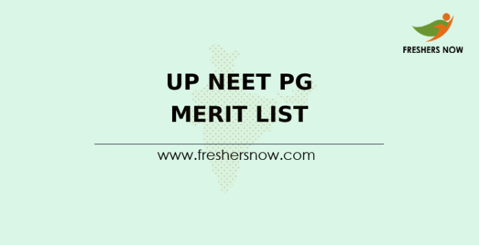 UP NEET PG Merit List