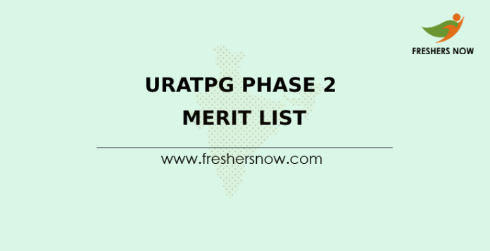 URATPG Phase 2 Merit List