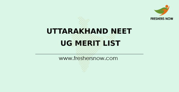 Uttarakhand NEET UG Merit List