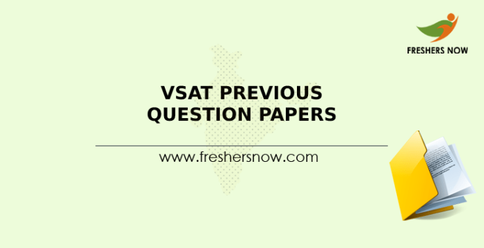 VSAT Previous Question Papers