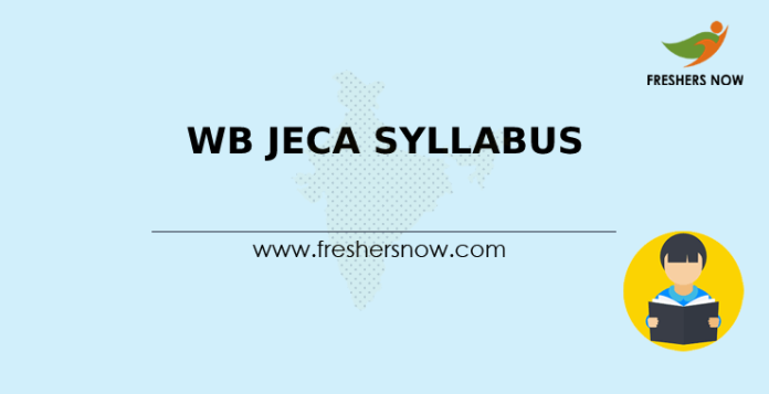 WB JECA Syllabus