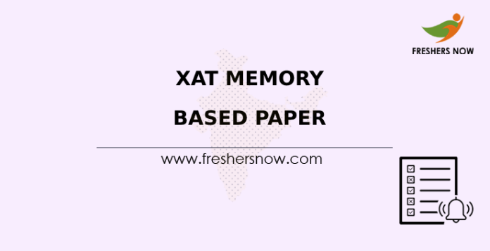 XAT Memory Based Paper