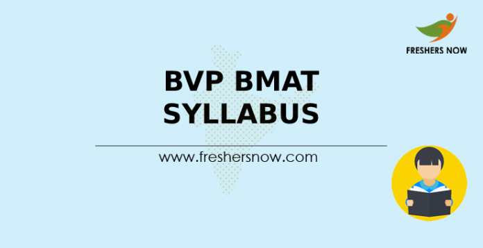 BVP BMAT Syllabus