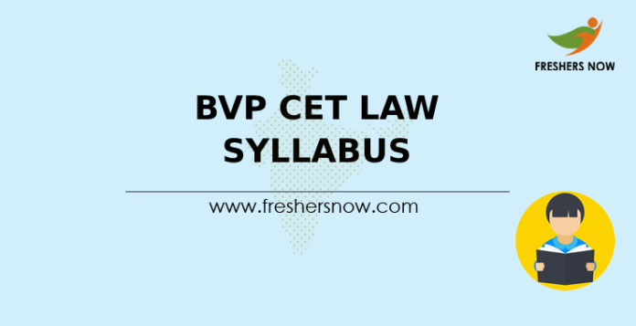 BVP CET Law Syllabus