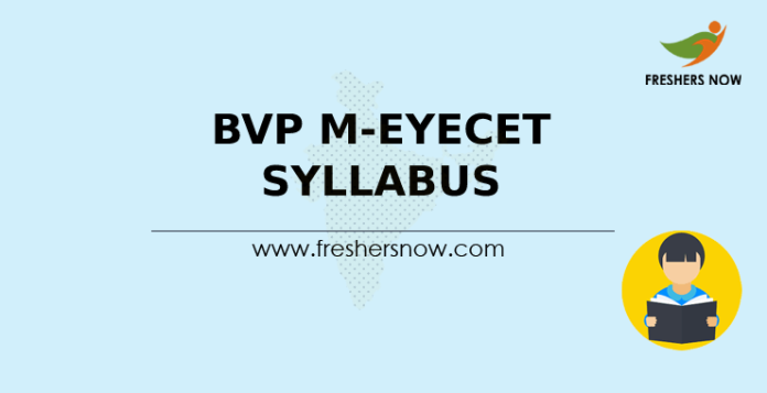 BVP M-EYECET Syllabus