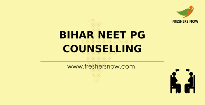 Bihar NEET PG Counselling