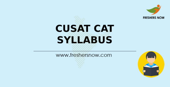 CUSAT CAT Syllabus