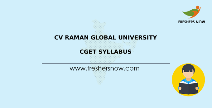 CV Raman Global University CGET Syllabus