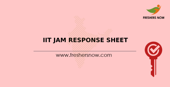 IIT JAM Response Sheet