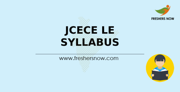 JCECE LE Syllabus