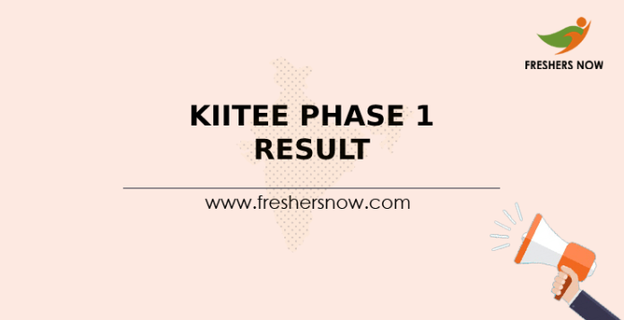 KIITEE Phase 1 Result