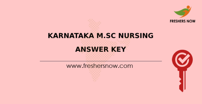 Karnataka M.Sc Nursing Answer Key